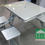 Picnic Table - 桌椅連體 - 白色