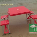 Picnic Table - 桌椅連體 - 紅色 - 1