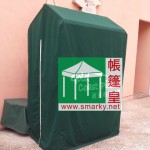 折叠帐篷横杆安装流程: