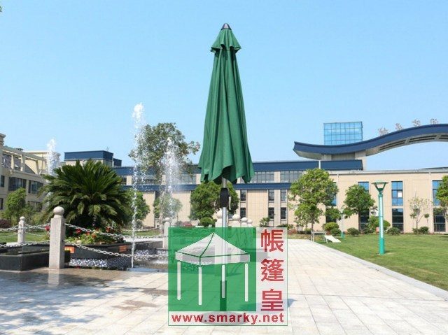 花園傘-2.7米鋁合金中柱花園傘-閉合
